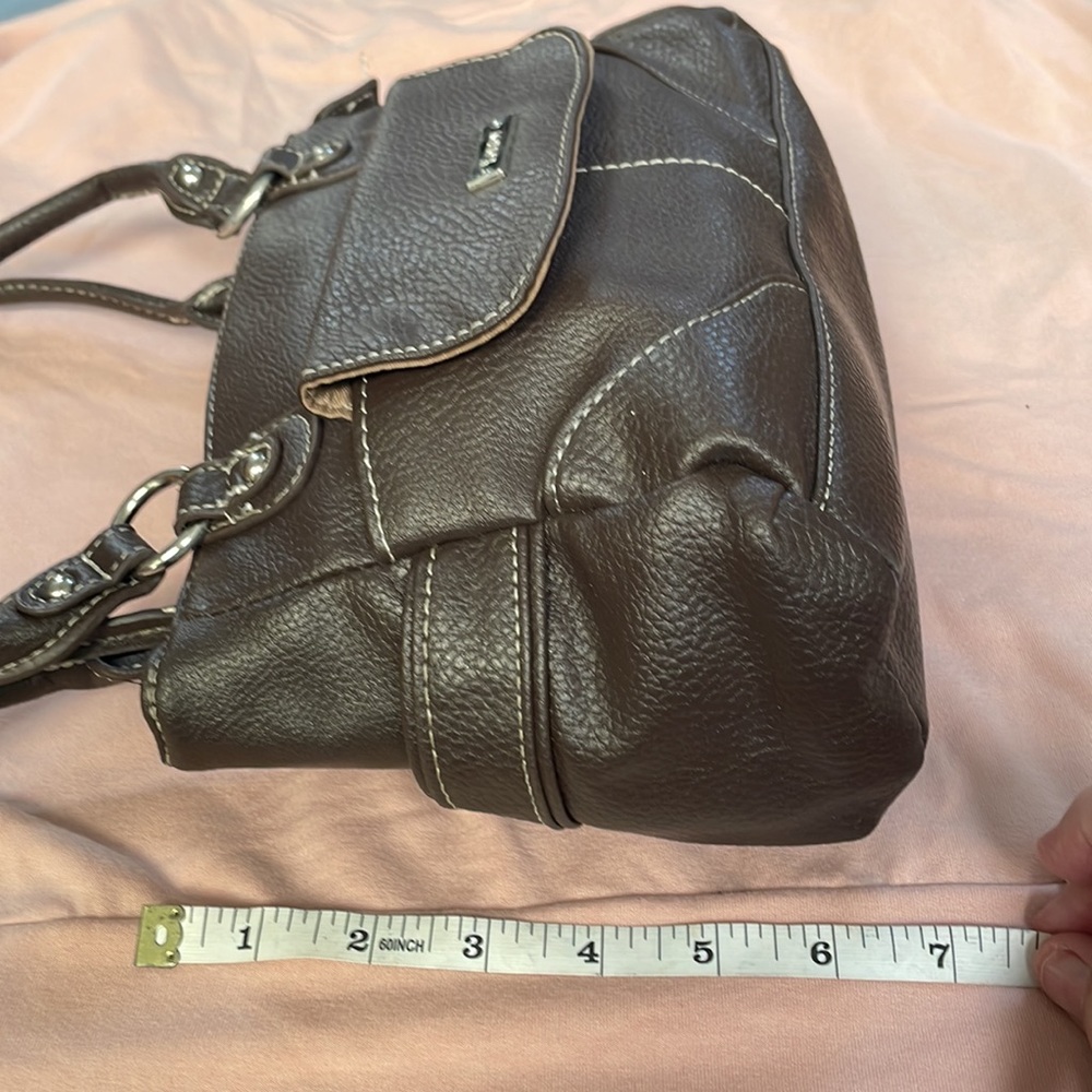 Brown Koltov Faux Leather Bag - Picture 3 of 11